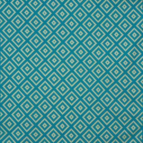 Prestigious Textiles Fiesta Fabric Seville Fabric - Peacock - 3603/788