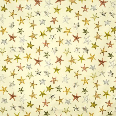 Prestigious Textiles Beachcomber Fabrics Starfish Fabric - Sand - 5032/504