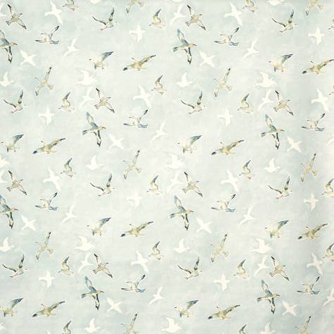 Prestigious Textiles Beachcomber Fabrics Seagulls Fabric - Sky - 5033/714