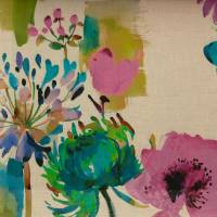 Painted Garden Fabric - Petunia