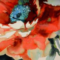 Gardenia Fabric - Poppy