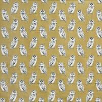 Owl Fabric - Tawny