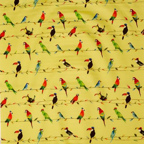 Prestigious Textiles My World Fabric Toucan Talk Fabric - Zest - 8634/575