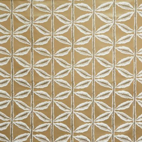 Prestigious Textiles Equator Fabric Palm Fabric - Ochre - 3635/006