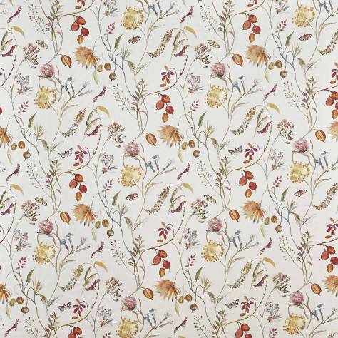 Prestigious Textiles Abbey Gardens Fabrics Grove Fabric - Auburn - 8639/337