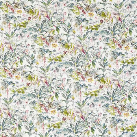 Prestigious Textiles Abbey Gardens Fabrics Paradise Fabric - Lagoon - 8640/770 - Image 1