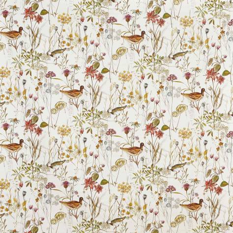 Prestigious Textiles Abbey Gardens Fabrics Wetlands Fabric - Auburn - 8641/337