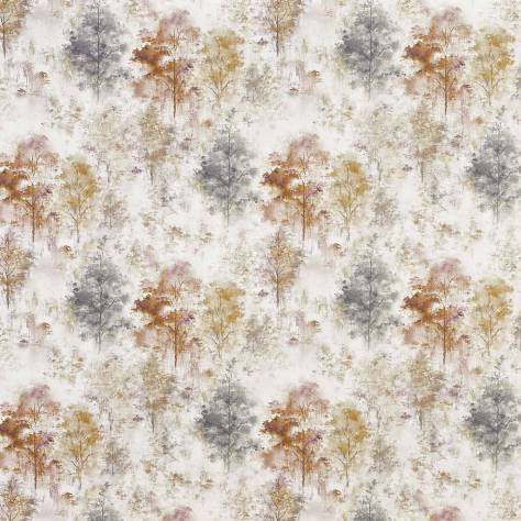 Prestigious Textiles Abbey Gardens Fabrics Woodland Fabric - Rosemist - 8642/207