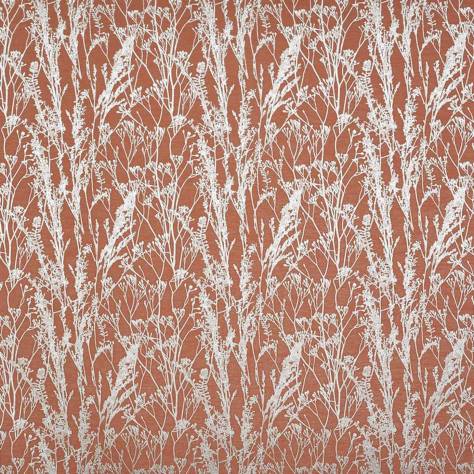 Prestigious Textiles Sakura Fabrics Kiku Fabric - Auburn - 3671/337
