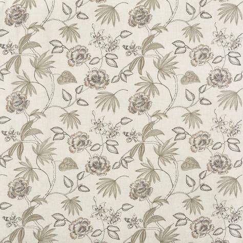 Prestigious Textiles Lost Horizon Fabrics Lotus Flower Fabric - Washed Linen - 3709/099 - Image 1