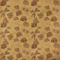 Lotus Flower Fabric - Umber