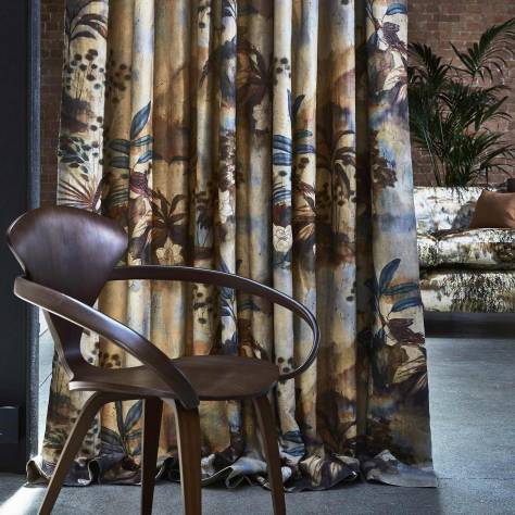 Prestigious Textiles Lost Horizon Fabrics Summer Palace Fabric - Washed Linen - 3712/099 - Image 3