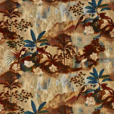 Prestigious Textiles Lost Horizon Fabrics Geisha Fabric - Clay Pot - 8644/965