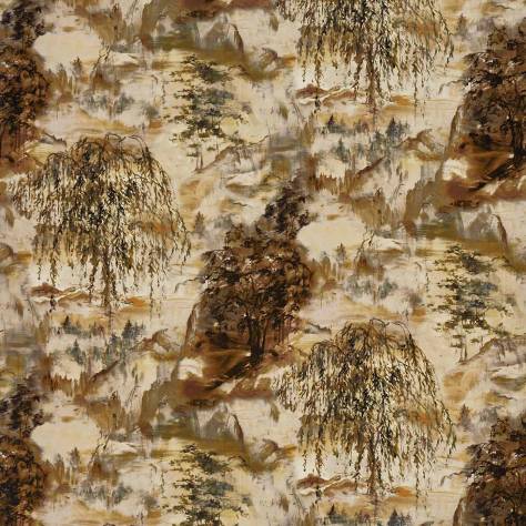 Prestigious Textiles Lost Horizon Fabrics Shan Shui Fabric - Desert Sand - 8645/560