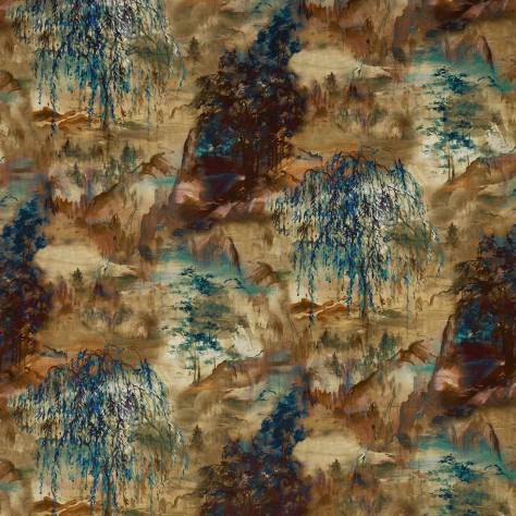 Prestigious Textiles Lost Horizon Fabrics Shan Shui Fabric - Clay Pot - 8645/965