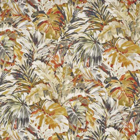 Prestigious Textiles South Pacific Fabrics Palmyra Fabric - Papaya - 8649/428