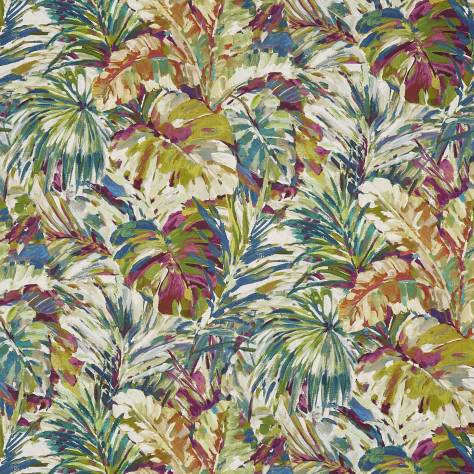 Prestigious Textiles South Pacific Fabrics Palmyra Fabric - Jewel - 8649/632 - Image 1