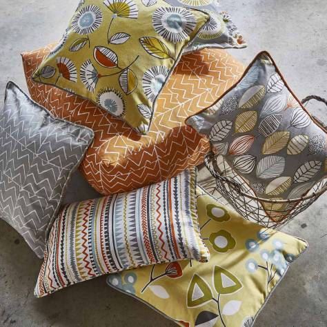 Prestigious Textiles Brightside Fabrics Coconino Fabric - Orangina - 5063/451