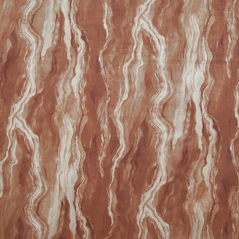 Prestigious Textiles Surface Fabrics Lava Fabric - Henna - 7157/323