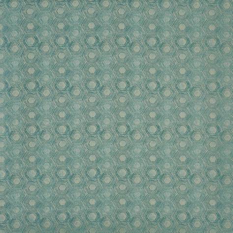 Prestigious Textiles Hemingway Fabrics Mason Fabric - Aquamarine - 3678/697 - Image 1