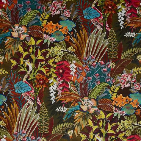Prestigious Textiles Journey Beyond Fabrics Hidden Paradise Fabric - Calypso - 3802/430