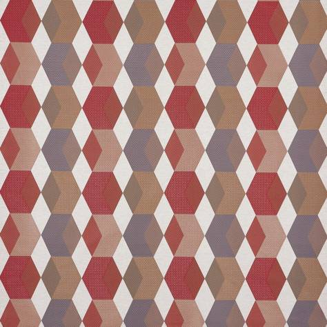 Prestigious Textiles Abstract Fabrics Interlock Fabric - Tabasco - 3792/182
