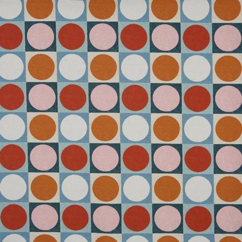 Prestigious Textiles Abstract Fabrics Domino Fabric - Auburn - 8683/337 - Image 1