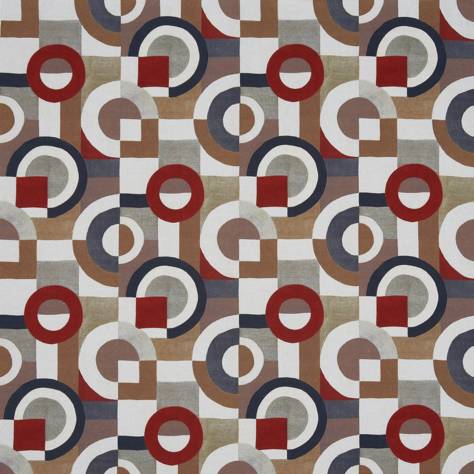 Prestigious Textiles Abstract Fabrics Puzzle Fabric - Tabasco - 8684/182