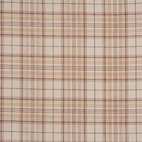 Prestigious Textiles Hamptons Fabrics Washington Fabric - Coral - 3821/406