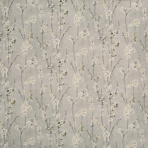 Prestigious Textiles Grand Botanical Fabrics Almond Blossom Fabric - Pebble - 8686/030 - Image 1