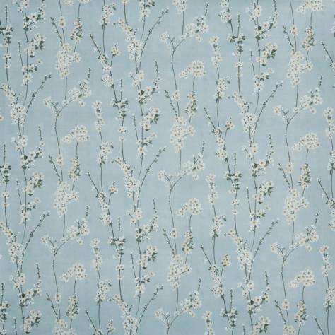 Prestigious Textiles Grand Botanical Fabrics Almond Blossom Fabric - Porcelain - 8686/047