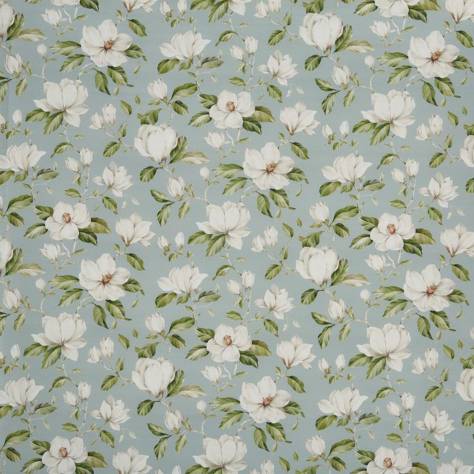 Prestigious Textiles Grand Botanical Fabrics Magnolia Fabric - Porcelain - 8693/047 - Image 1