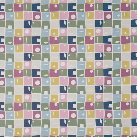 Prestigious Textiles Collage Fabrics Bonnie Fabric - Violet - 5093/803 - Image 1