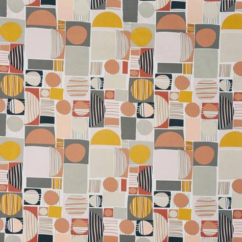 Prestigious Textiles Collage Fabrics Carrie Fabric - Nougat - 5094/157