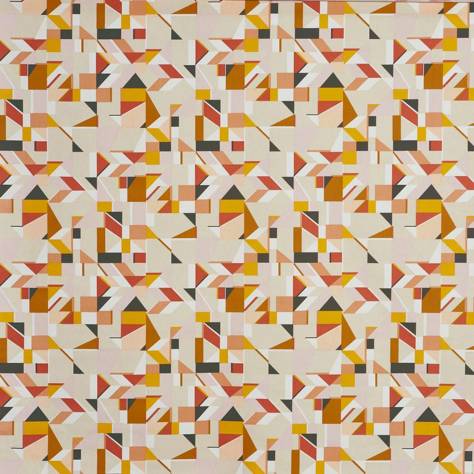Prestigious Textiles Collage Fabrics Rae Fabric - Nougat - 5096/157