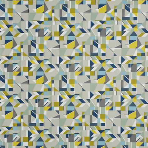 Prestigious Textiles Collage Fabrics Rae Fabric - Bluebell - 5096/768 - Image 1