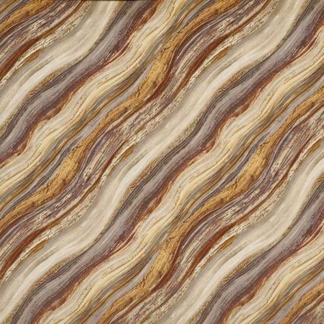 Prestigious Textiles Copper Falls Fabrics Heartwood Fabric - Amber - 3915/502