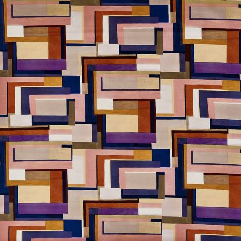 Prestigious Textiles Muse Fabrics Astaire Fabric - Mulberry - 8706/314 - Image 1