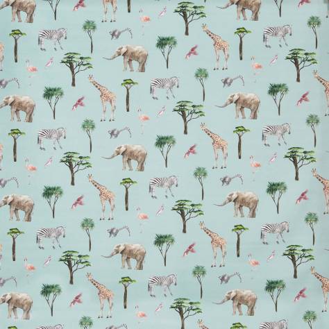 Prestigious Textiles Big Adventure Fabrics On Safari Fabric - Rainbow - 8714/546 ON SAFARI RAINBOW