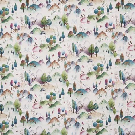 Prestigious Textiles Big Adventure Fabrics Woodland Walk Fabric - Candyfloss - 8716/262 WOODLAND WALK CANDYFLOSS