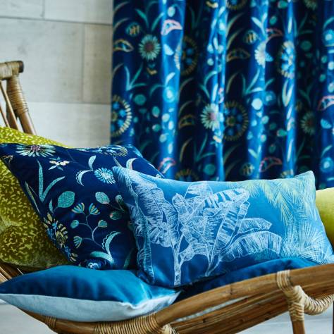 Prestigious Textiles Caribbean Fabrics  ST Kitts Fabric - Lagoon - 3942/770 - Image 2