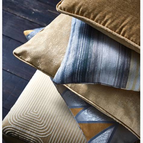 Prestigious Textiles Vision Fabrics Divide Fabric - Gold - 2025/506 DIVIDE GOLD