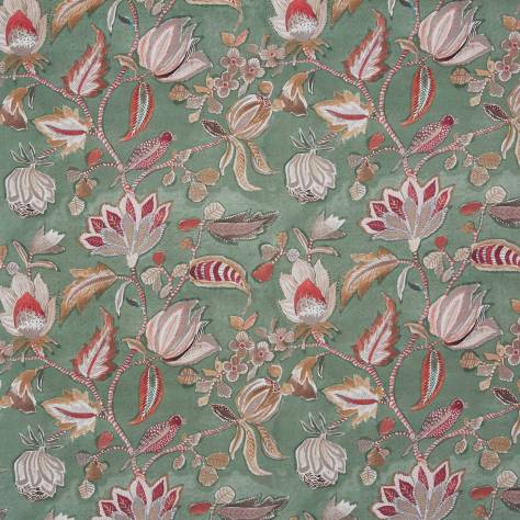 Prestigious Textiles Harlow Fabrics Azalea Fabric - Fennel - 8731/281-AZALEA-FENNEL