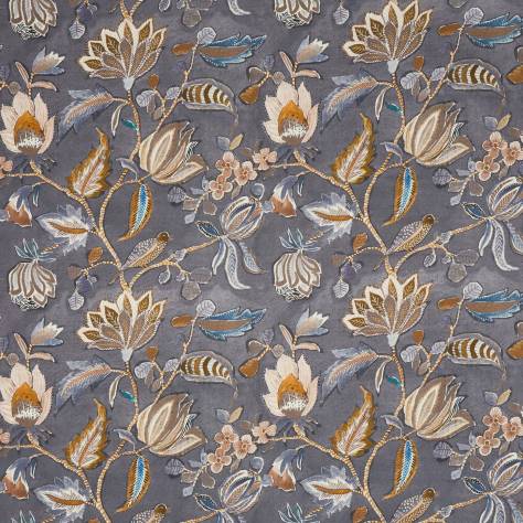 Prestigious Textiles Harlow Fabrics Azalea Fabric - Slate - 8731/906-AZALEA-SLATE