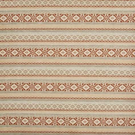 Prestigious Textiles Inca Trail Fabrics Novo Fabric - Umber - 3931/460