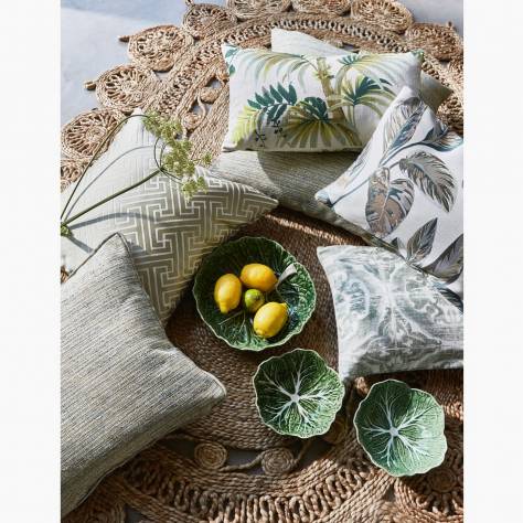 Prestigious Textiles Summer House Fabrics Alano Fabric - Palm - 3955/627