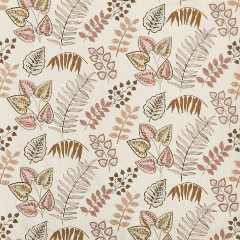 Prestigious Textiles Summer House Fabrics Marcella Fabric - Terracotta - 3957/301 - Image 1
