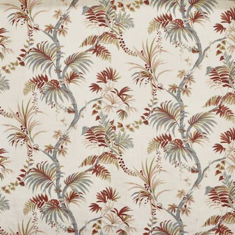 Prestigious Textiles Summer House Fabrics Analeigh Fabric - Terracotta - 8739/301