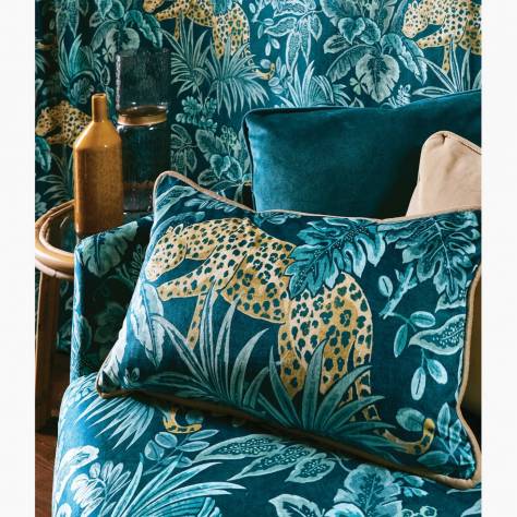 Prestigious Textiles Monsoon Fabrics Leopard Fabric - Spice - 3977/110 - Image 4