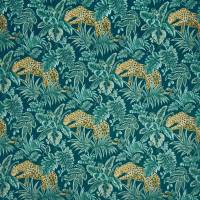Leopard Fabric - Ocean